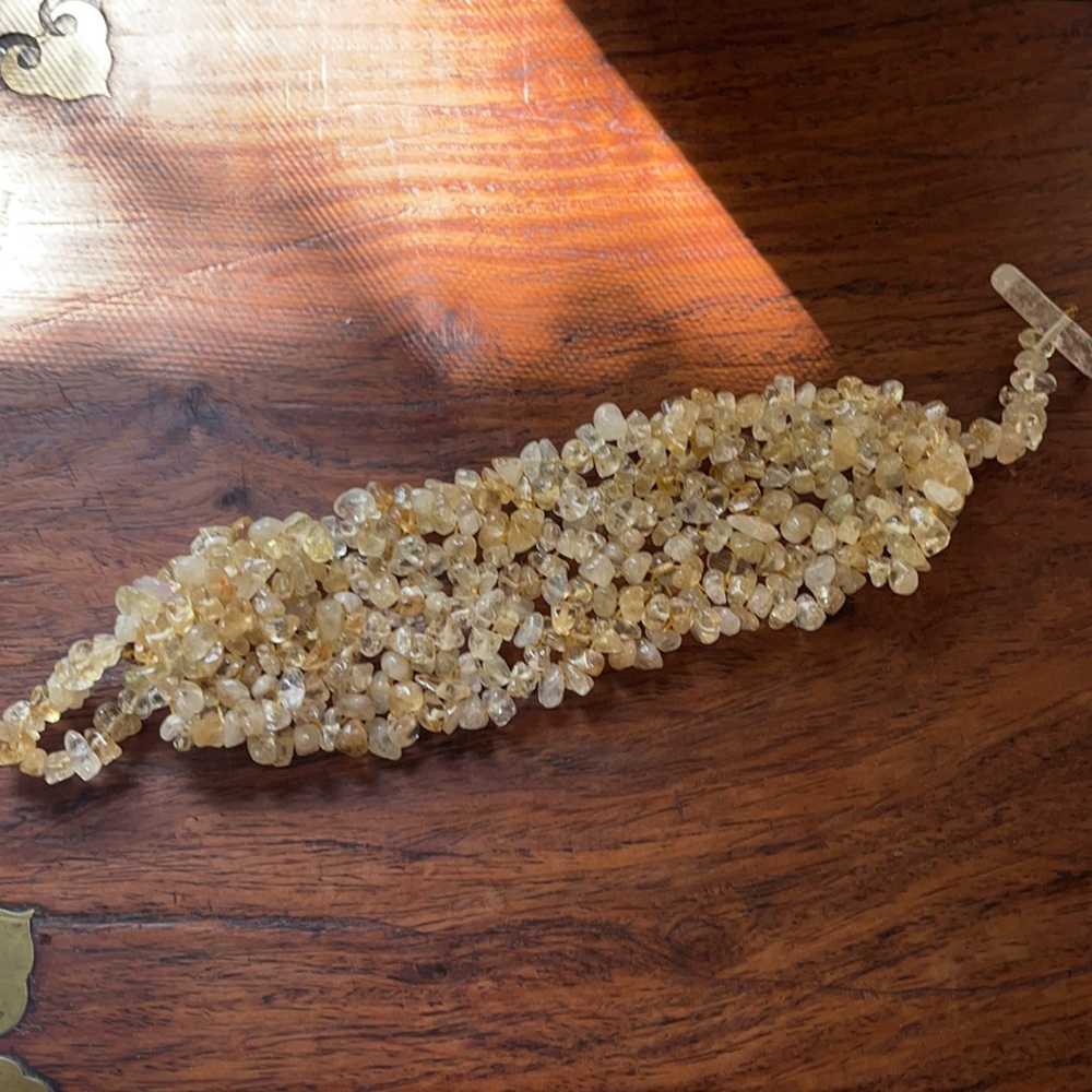 Citrine bracelet